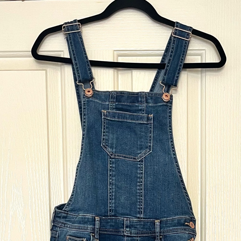 Abercrombie Kids Blue Denim Overalls